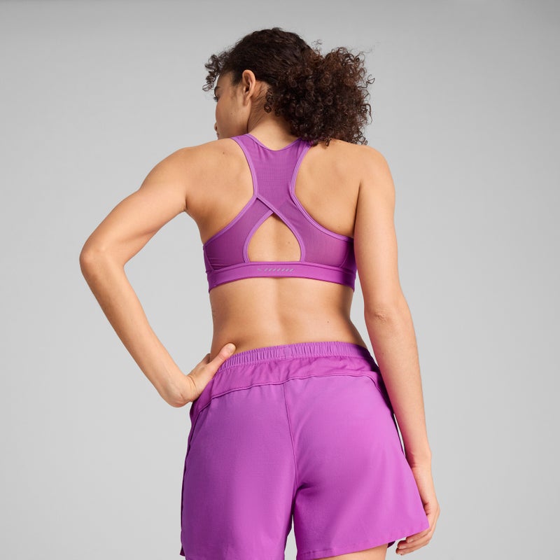 PUMA 4KEEPS RUN Womens Purple Sports Bra - Image 4